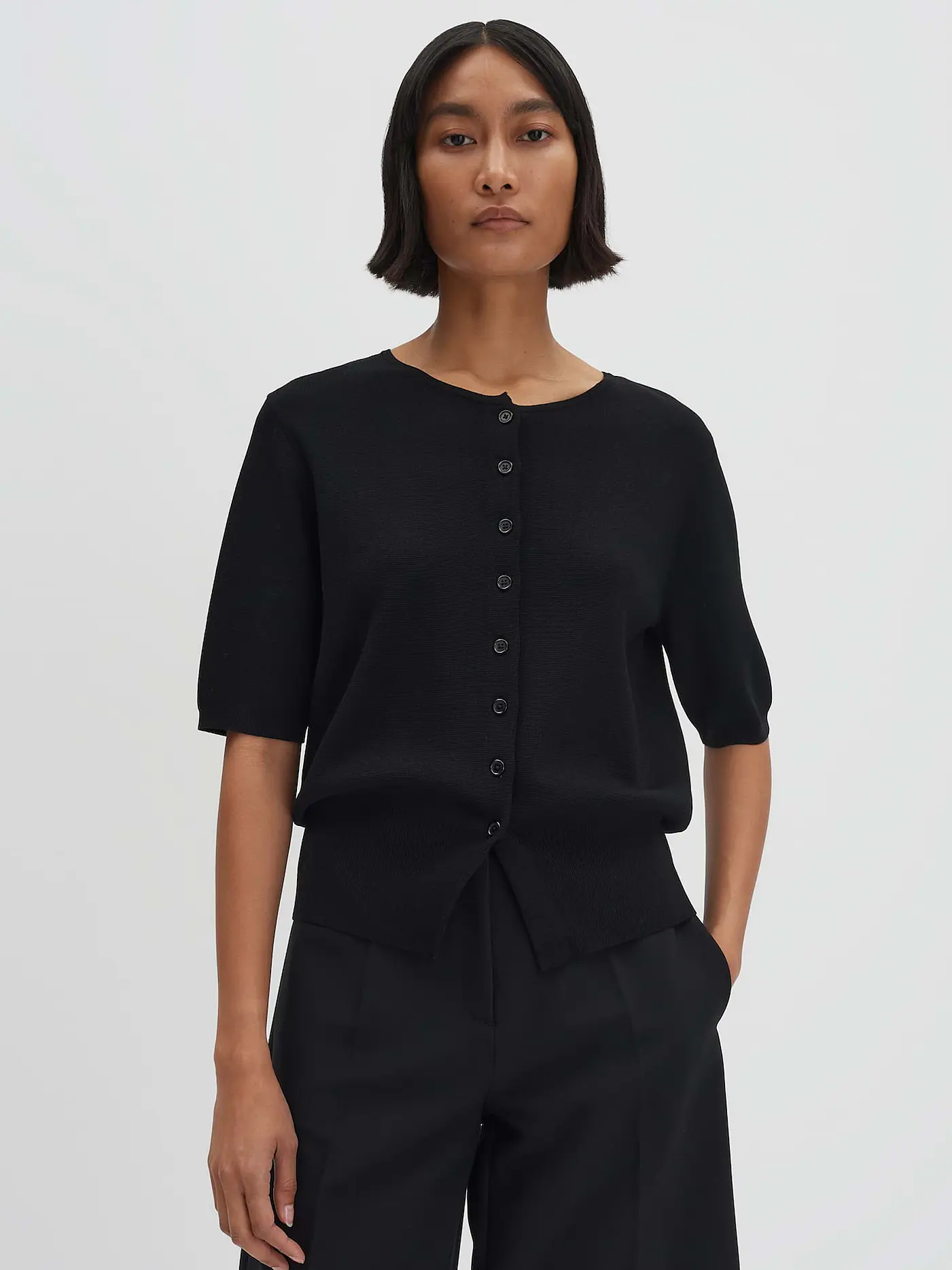SOMEDAY | Strickjacke TINALA | schwarz